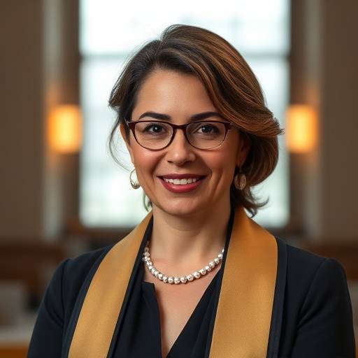 Retrato de la Dra. Sofia Ramirez, Rectora del Instituto Cumbres del Saber